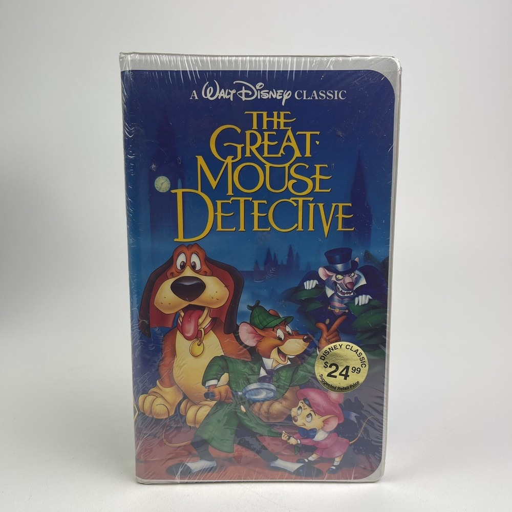 A Walt Disney Classic The Great Mouse Detective VHS Black Diamond The Classics